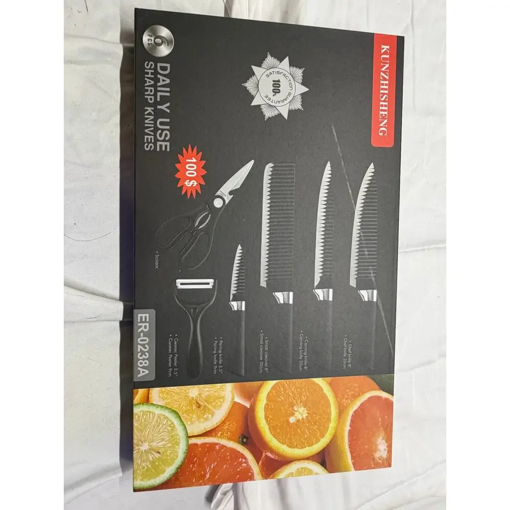Kitchen Knife Set –Chef & Utility Knives – Stainless Steel – Gift‑Ready